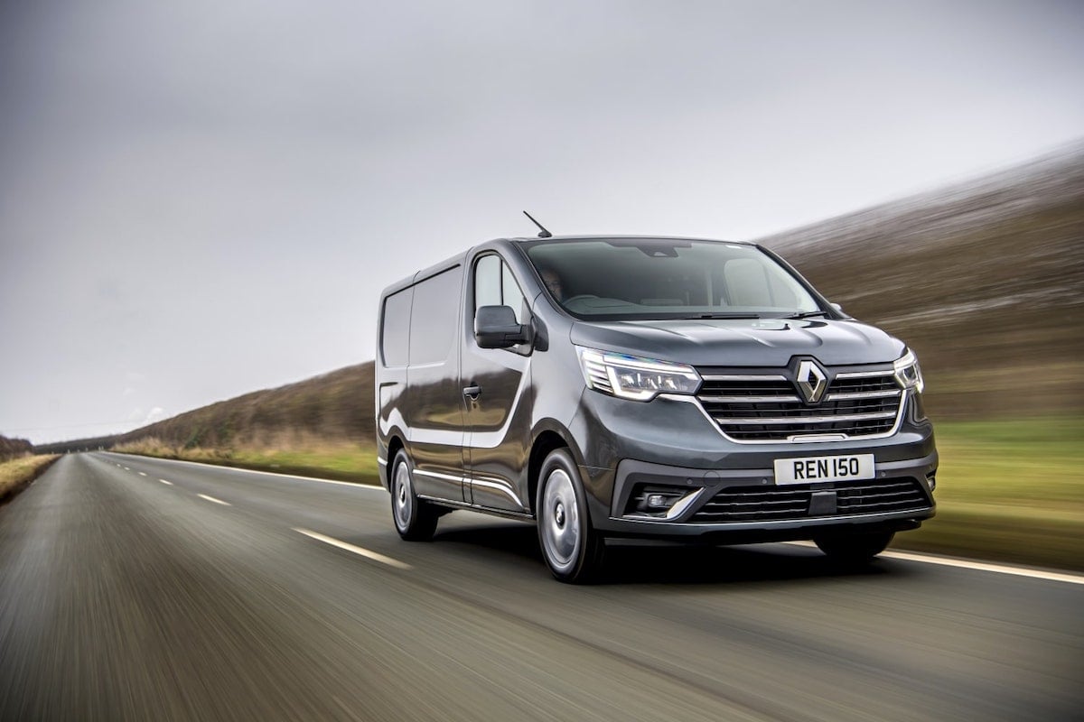 A Renault Trafic E-Tech LCV.